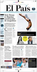 Periódico El País Tapa